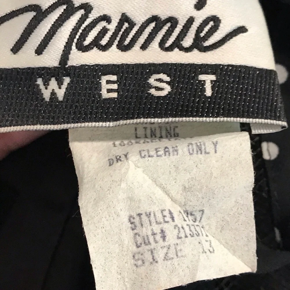 EUC VTG Marnie West Retro Halter Polka Dot Dress - Picture 13 of 14